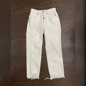 Abercrombie high rise vintage straight jeans
